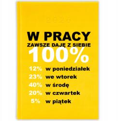  Könyvnaptár A5 2026 Citrom Vicces Ajándék 100% Munkahelyi Mix Wz (Kalendarz 26 Cytrynowy 100% w Pracy)