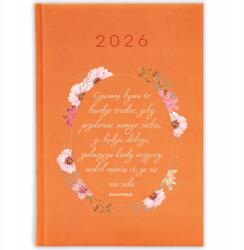 FunnyCase Naptár 2026 Győzd Meg Magad Arról, Hogy Jó Lesz Narancssárga minták (PRZEKONAJ SIEBIE SAMEGO, ŻE BĘDZIE DOBRZE)