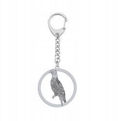 Mejk Jewellery Ezüst kulcstartó Sas 925 Ékszer Ajándék Nő Gravírozás Ingyenes (brelok srebrny do kluczy z ptakiem Orzeł)