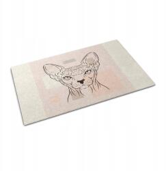Wallmuralia Dekoratív, csúszásgátló, nyomtatott kültéri lábtörlő 60x40 Szfinx Macska (010650720010000077668)