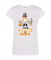 Malfini Női póló Malfini kerti munkához, "a kert főnöke" név Fehér M