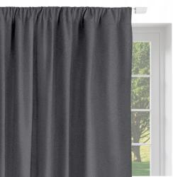Kowalski Függöny Kész Velúr Szalag 140x250cm 185gsm Sötétszürke (28963)