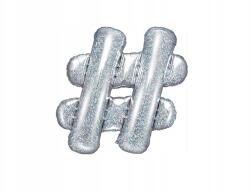 Party Deco Fólia lufi, 35 cm, holografikus