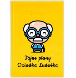 FunnyCase Naptár tervező 2026 Nagypapa Titkos Tervei *név* Citrom Ajándék Minták (Kalendarz Cytryna TAJNE PLANY DZIADKA *IMIĘ*)