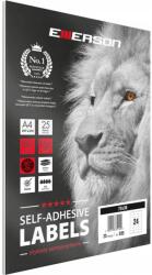 Emerson A4-es fehér címkék (25 ív) 70x36 mm, 035-ös számú eta4070x036w25 Emerson (eta4070x036w25)