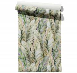  Vlies tapéta Akvarell Levelek, tapéta tekercsben, 50cm x 6, 1m (1068)