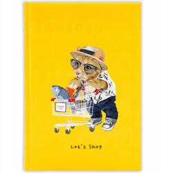 FunnyCase Könyvnaptár 2026 Let's Shop Citrom tervező határidőnapló Ajándék Wz (Kalendarz Cytrynowy LET'S SHOP)