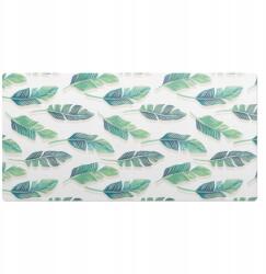  Elegáns dekoratív asztali alátét trópusi levelek mintával, 100x50 cm (010250300020100057143)