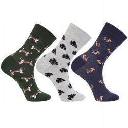 Moraj 3 pár Pamut Férfi Zokni Hosszú Öltönyös Állatos Moraj méret 39 (CML400-021)