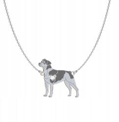 Mejk Jewellery Ezüst nyaklánc kutyával Brazilian terrier 925 Ékszer Gravírozás Ingyenes (NASZYJNIK Z BRAZILIAN TERRIER) - allegro - 15 205 Ft