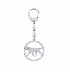 Mejk Jewellery Ezüst kulcstartó Labrador Retriever 925 Ajándék Gravírozás Ingyenes (Brelok z Labrador Retriever)