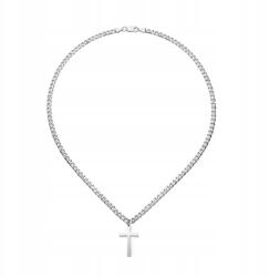 Giorre Ezüst Páncéllánc Kereszttel 925 Platina Bevonat 55CM Giorre (5904717833386)