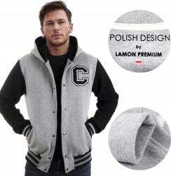 Carlo Lamon Baseball dzseki férfi kapucnis pulóver, M