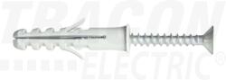 Tracon Peremes tipli+csavar, szürke M10×50mm, PA6.6 (T10PCS-PA)