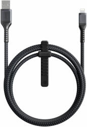 Nomad Здрав кевларен кабел за устройства с Lightning порт (150 см) - Nomad Kevlar USB-A to Lightning Cable (черен) (NM01911010)