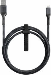 Nomad Здрав кабел с въжена оплетка за устройства с Lightning порт (150 см) - Nomad Rugged USB-A to Lightning Cable (черен) (NM01911B00)