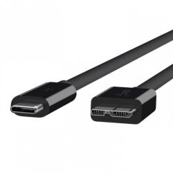 Belkin Супербърз USB 3.1 кабел (100 см. ) за MacBook 12 и компютри с USB-C порт - Belkin Superspeed+ USB 3.1 Data Cable USB-C към Micro-B (F2CU031bt1M-BLK)