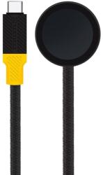 Tactical USB-C кабел с магнитен конектор за зареждане на Apple Watch (100 см) - Tactical Recce 3: 20 Apple Watch Inductive Cable (черен-жълт) (57983120461)