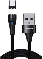 JOYROOM Кабел с microUSB магнитен накрайник за мобилни устройства - Joyroom microUSB Magnetic Charging Cable (черен) (S-1021X1)