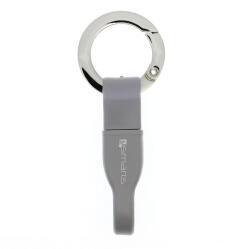 4smart Кабел тип ключодържател за всички устройства с MicroUSB (10 см) - 4smarts KeyRing MicroUSB Cable (сив) (4S468757)