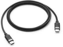 mophie USB-C към USB-C кабел с въжена оплетка за устройства с USB-C порт (100 см) - Mophie USB-C to USB-C Cable (черен) (409903467)
