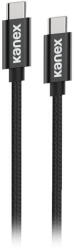 Kanex USB-C към USB-C кабел за устройства с USB-C порт (200 см) - Kanex DuraBraid USB-C to USB-C Charging Cable (черен) (K181-1089-BK2M)