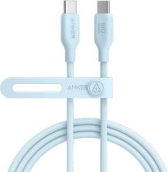 Anker Кабел с бързо зареждане за устройства с USB-C - Anker 544 Bio-Based USB-C to USB-C Cable 140W (син) (90 см) (A80F1H31)