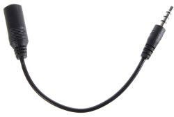  Аудио адаптер (преходник) за Nokia мобилни телефони (3.5 mm мъжко към 3.5 mm женско)