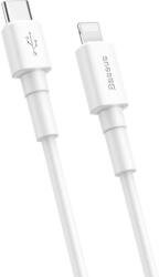 Baseus USB-C към Lightning кабел за Apple устройства с Lightning порт (100 см) - Baseus Durable Series USB-C to Lightning Cable PD 18W (CATLSW-02)(бял) (CATLSW-02)