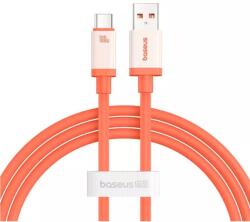Baseus Здрав USB-A към USB-C кабел за устройства с USB-C порт - Baseus Zero Degrees USB-A to USB-C Data Cable 100W (200 см) (оранжев) (P10368801731-01)