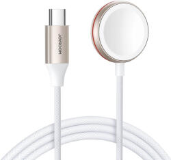 JOYROOM Apple Watch Inductive Cable - USB-C кабел с магнитен конектор за зареждане на Apple Watch (120 см) (бял) (S-IW011)