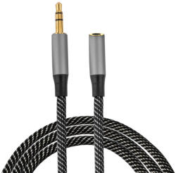 4smarts Удължителен аудио кабел 3.5 mm женско към 3.5 mm мъжко (100 см) (черен) - 4smarts MatchCord Audio Extension Cable (456390)