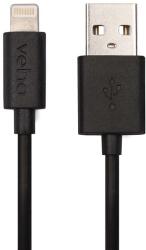 Veho Pebble Lightning to USB Cable - USB кабел за iPhone, iPad, iPod с Lightning (черен) (VPP-501-1M)