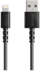 Anker Сертифициран Lightning кабел за iPhone, iPad и iPod с Lightning (180 см) - Anker Powerline Select Plus Lightning cable (черен) (A8013H12)