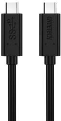 Choetech Здрав кабел с бързо зареждане за устройства с USB-C порт (100 см) - Choetech USB-C to USB-C Cable 60W (черен) (A3002)