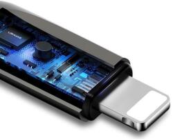 USAMS USB към Lightning кабел за Apple устройства с Lightning порт (60 см) - Usams U-Sun Smart Power-Off Lightning to USB Cable (черен) (US-SJ418)