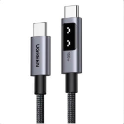 UGREEN USB-C към USB-C кабел за устройства с USB-C порт - Ugreen UNO USB-C to USB-C PD Fast Charging Cable 100W (100 см) (черен) (L509-1m)