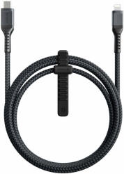 Nomad Здрав кабел с въжена оплетка за устройства с Lightning порт (150 см) - Nomad Rugged USB-C to Lightning Cable (черен) (NM01912B00)