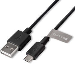4smarts Компактен microUSB кабел с (100 см) - 4smarts Basic Micro-USB Data Cable BasicCord 1m (черен) (4S468461 )