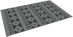 Outsunny Covor Exterior Reversibil, 1, 8 x 2, 75m, Impermeabil pentru Curte, Veranda, Picnic, Plaja, Camping, Negru si Gri | Aosom Romania (844-642V00BK) Covor