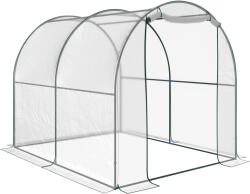 Outsunny Seră de Grădină Tip Tunel, Spațioasă, din PVC, Protecție UV, 250x200x200 cm | Aosom Romania (01-0467)