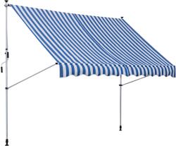Outsunny Copertina Retractabilă cu Brațe și Manivelă, Rezistentă la Intemperii, Metal și Poliester, 300x150 cm | Aosom Romania (840-183BU)