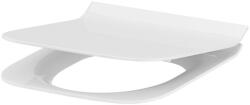 Cersanit Capac WC subtire Crea rectangular duroplast, antibacterian, inchidere lenta, demontare rapida cu un buton CERSANIT K98-0178 (K98-0178)