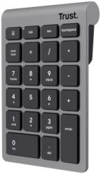 TRUST Tastatura Trust numerica wireless Xalax , numar taste 22, gri (TR-25709) - etoc