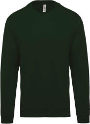 Kariban Uniszex kereknyakú pulóver, Kariban KA474, Forest Green-XS (ka474fo-xs)