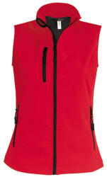Kariban Női softshell mellény, Kariban KA404, Red-4XL (ka404re-4xl)