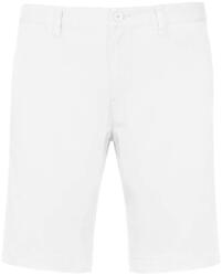 Kariban Férfi mosott hatású bermuda, Kariban KA750, White-38 (ka750wh-38)