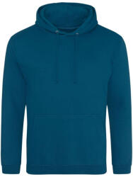Just Hoods Uniszex laza szabású kapucnis pulóver AWJH001, Deep Sea Blue-XL (awjh001dsb-xl)