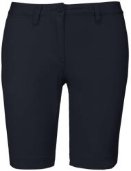 Kariban Női mosott hatású bermuda, Kariban KA751, Dark Navy-48 (ka751dnv-48)