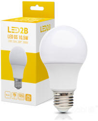 Kobi LED izzó GS 10.5W E27 3000K LED2B, 10W, meleg fehér, 1055lm, CRI≥80, KOBI-001254 (KOBI-001254)